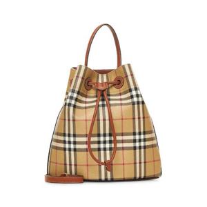 Conti Burberry 프린트 canvas 체크 버켓 백 8100490A9534