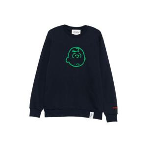 25FW ICEBERG 네이비 블루 코튼 스웨트 셔츠 E01263326812