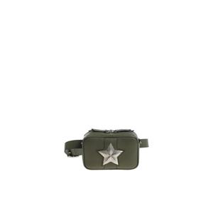 Les Jeunes Etoiles 그린 레더 waistbag V04SM02Q01N