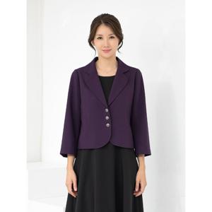 [모슬린]엄마옷 테일러드 카라 7부 정장자켓 YKF509042 중년여성