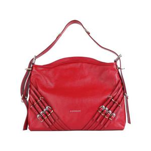 25SS Givenchy Red 레더 백 with metal details  짚 closure  Adjustable 숄더 strap  BB510BB238640