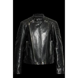 25FW Balmain 레더 자켓 with stand up collar FH1TD630LD630PA