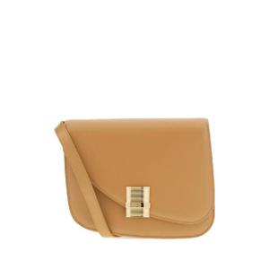 24SS 살바토레 페라가모 Camel 레더 미디움 Fiamma 크로스바디 백 769383003