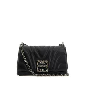 25FW Givenchy 블랙 레더 스몰 4G 소프트 숄더 백 BB50Z5B22K001