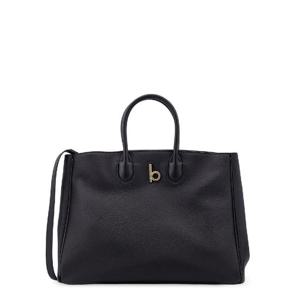 25SS Burberry 블랙 레더 미디움 Rocking Horse 핸드백 8097575A1189