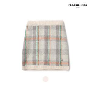 레노마키즈 HC12 루즈핏 빅체크 니트스커트 R2341S604
