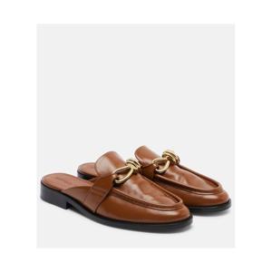 Bottega Veneta Astaire Knot 레더 뮬 P01126437