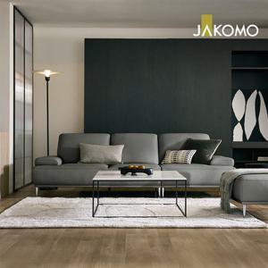 에멜 3.5인 천연면피 소가죽 소파+스툴