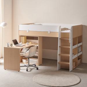 (착불) 스토리쥬4 수납 벙커침대 책상형 IKST409