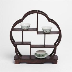 [아트피플-F04]매화 찻잔 다관 장식장/ 원목 미니선반