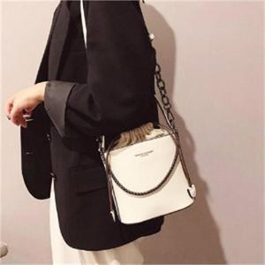 [슈슈] 체인 원통 미니복조리백 토트 크로스 버킷백