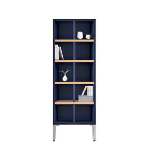 헤라 5단800 기본 높은 다리 책장 블루메이플
