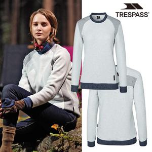 [트레스패스]DLX 여성 슬로우라이프 맨투맨 더스티