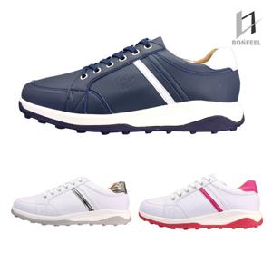 본필 BG921 화이트 남성골프화 스크린골프화 스파이크리스 연습