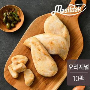 [랭킹닭컴] 맛있닭 저염 스팀 닭가슴살 오리지널 100x10팩