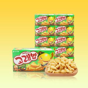 오리온 과자 고래밥 볶음양념맛 46g x 10개 / 간식
