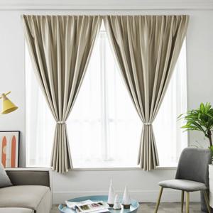 [러빙랩]블랑 붙이는 커튼 찍찍이 암막커텐 창문커튼 80x120cm