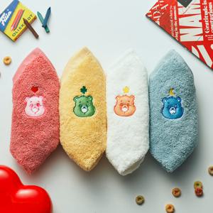 케어베어 캐릭터 어린이집 고리수건 4P 세트