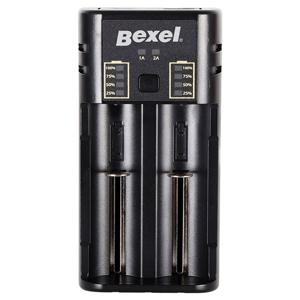 벡셀 18650 리튬이온 배터리 충전기 2구