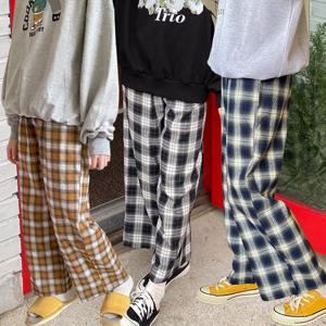 [제니]제니 JN 밴딩 체크 바지 봄 가을 여아 주니어 면 팬츠