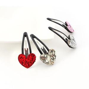 [아랑로랑] 윙클하트 똑딱핀(4개set)