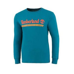 [팀버랜드]로고플레이 티셔츠 블루_TB0A2AWKCD21