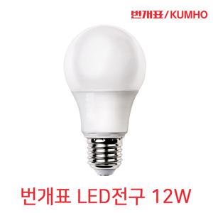 번개표 LED전구 12W 삼파장전구대체형LED조명/방등교체/현관/베