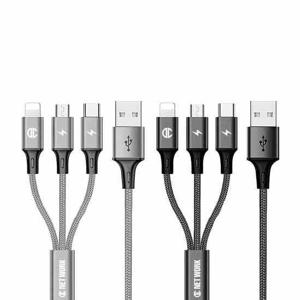 다이버스 3in1 멀티 5핀 아이폰 8핀C타입 고속 충전케이블 2m