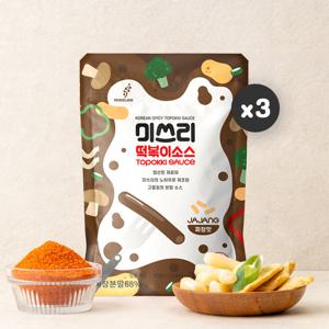 미쓰리 떡볶이소스 짜장맛 50gx3개