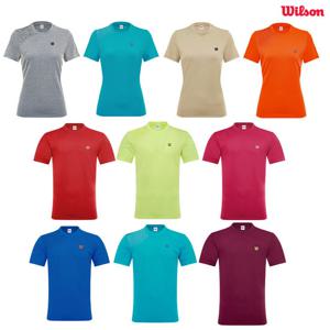 윌슨 반팔 라운드티셔츠 2397-2422 단체티 배드민턴복