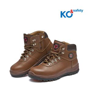 코오롱6인치안전화 F-16 발목패딩소재 지퍼스냅덮개 방수