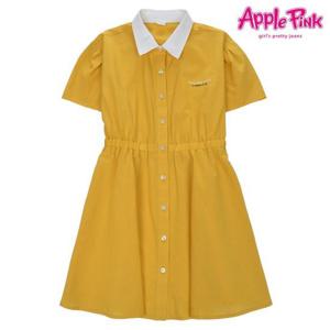 [애플핑크]카라 플레어 원피스 (APC0Q303GS)