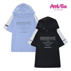 [애플핑크][애플핑크] 컬러블록 후드티 (APK8Q369GS)