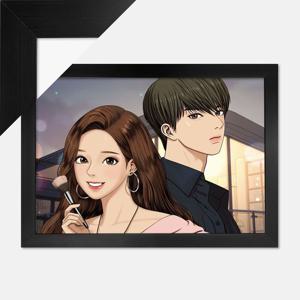 RT 여신강림 주경과 수호 보석십자수+액자세트