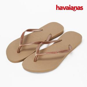 하바이아나스 쪼리 슬림 플립플랍 여성 로즈골드 4000030-3581