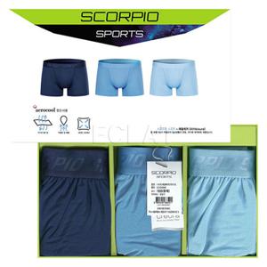 [BYC] 스포츠 3매입 남성 드로즈 팬티 세트 SCR6998