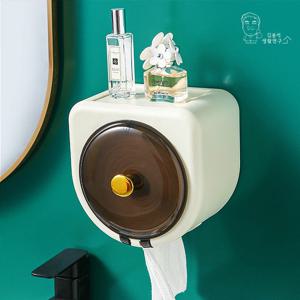 모던 두루마리 롤 휴지케이스 거치대 선반겸용