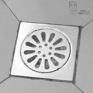 [2개입] 욕실 하수구 배수구 머리카락 거름망 100매