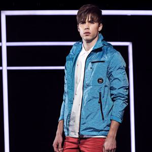 [트레스패스][DLX] 남성 리플렉티브 테크플래시 자켓 블루