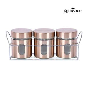 스테인리스양념통 퀸센스 양념통 3종세트 조미료통 보관통 밀폐