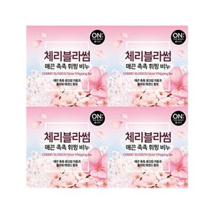 [온더바디]체리블러썸휘핑비누 90gx4개