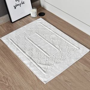 호텔 욕실 면 발매트 아이보리