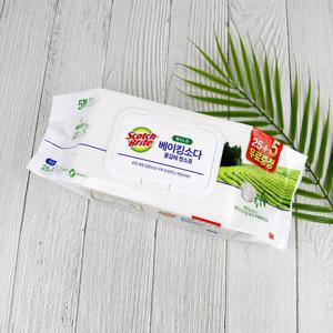 3M 베이킹소다 물걸레 청소포 대형 25매 + 무료증정 5매