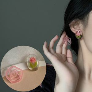핫잉 장미 패션 귀걸이