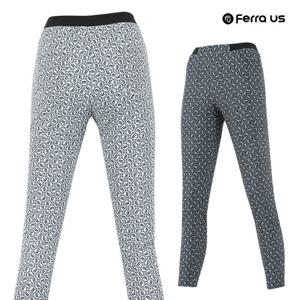 페라어스 여성 더블유 나염 밴드골프바지 APYE8219M2