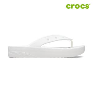 [크록스]플랫폼 플립 여성샌들 207714-100
