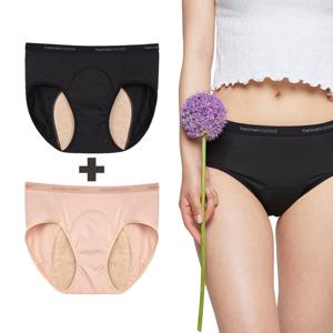 [1&1] 한나 생리팬티 나이트 (입는오버나이트) 2장 세트