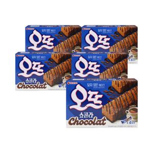 오리온 오뜨 쇼콜라 6p 150g x 5통 / 사무실간식