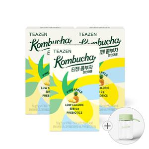 티젠 콤부차 파인애플 10스틱X3박스 (보틀 증정)