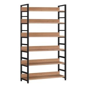 레아 기본형 6단800 B 철제책장 오크